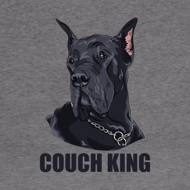 Great Dane Couch King by obet619315